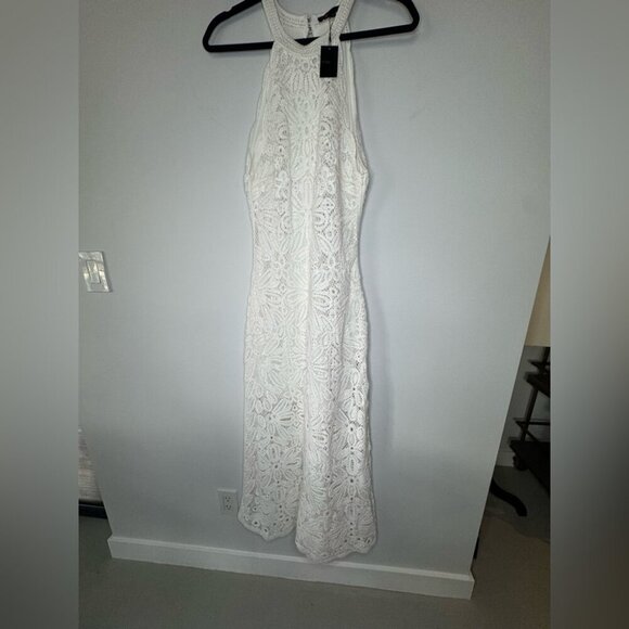 Maje White Floral Maxi Dress – NWT, Size T42 - Picture 6 of 16